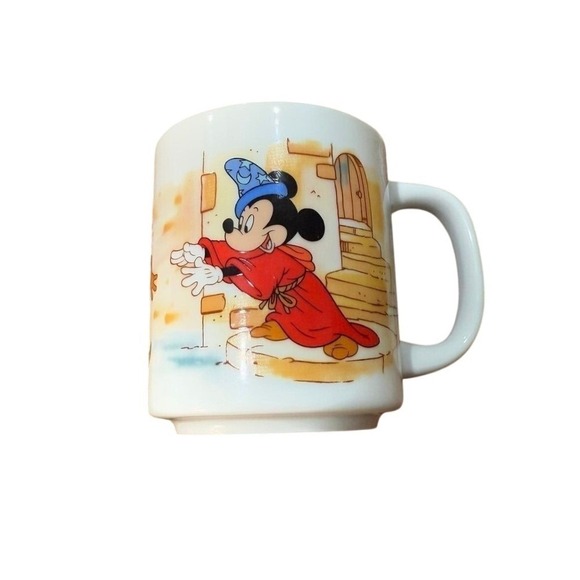 Walt Disney World Disneyland Fantasia Mickey Mouse Sorcerer Apprentice Mug Japan - Picture 2 of 6